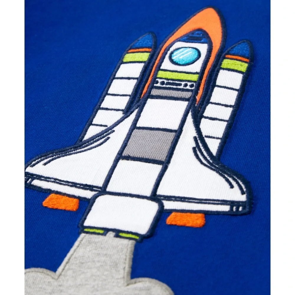 Gymboree Blue Rocket T-Shirt size 12